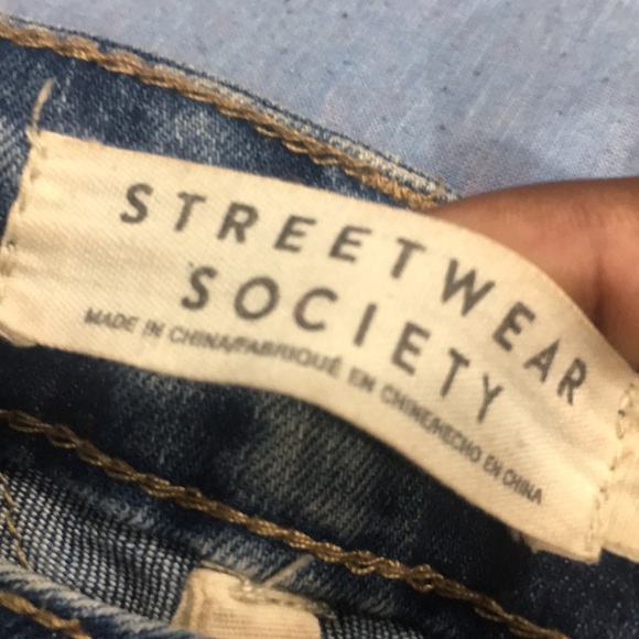 Blue ripped Demin jeans 27 - Picture 2 of 3